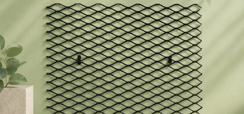 Pagar Plat Expanded Metal Tebal 1mm Ukuran 1,2 x 2,4 meter